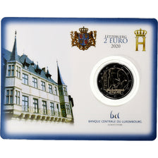 Luxemburgo, 2 Euro, Birth of Prince Charles, Coin Card. BU, 2020, Utrecht