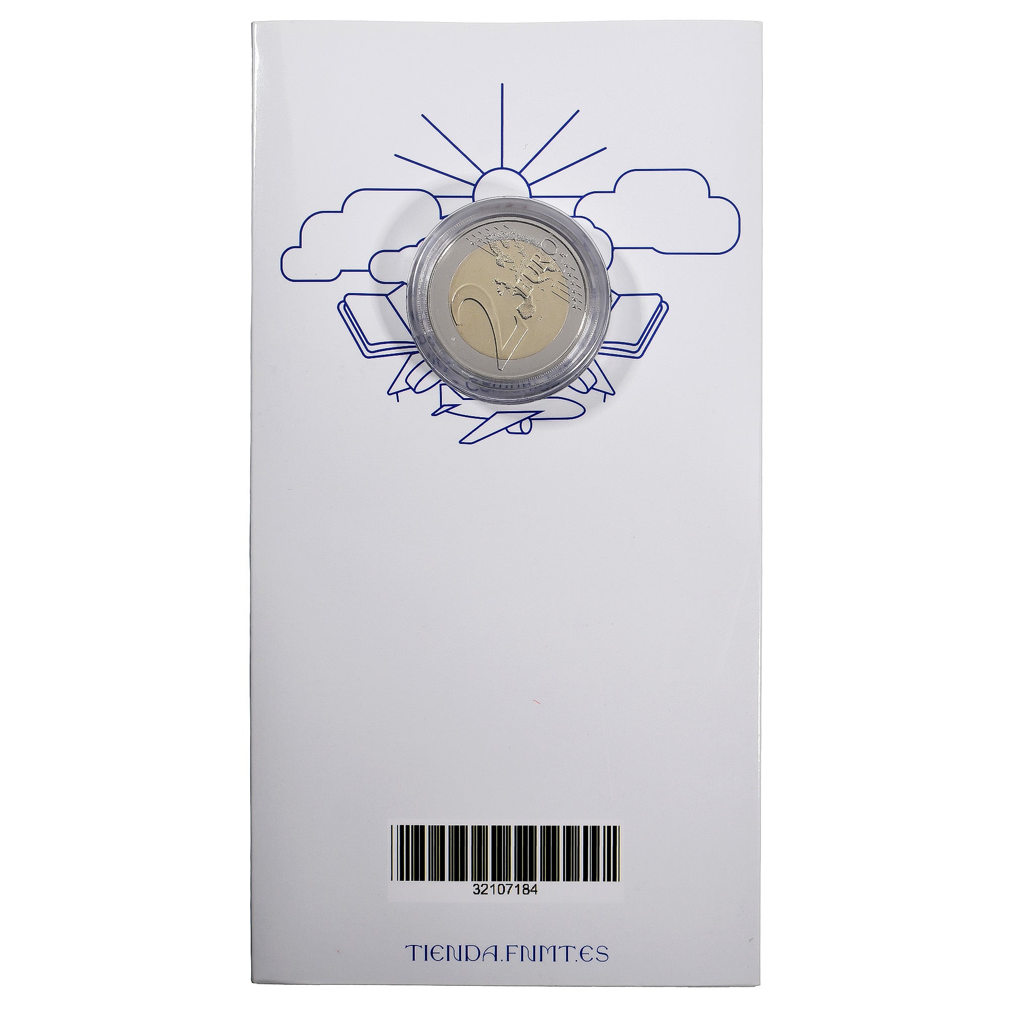 Spanien, 2 Euro, Erasmus, PP, 2022, Madrid, Bi-Metallic, STGL