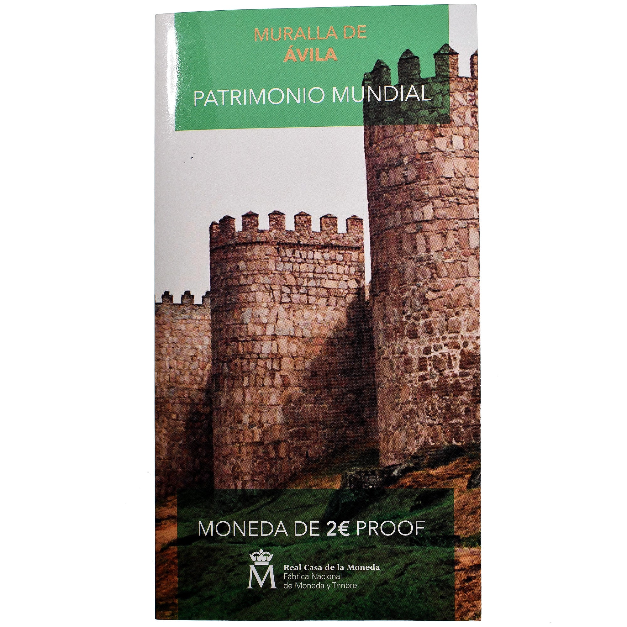 Espagne, 2 Euro, Remparts d'Avila, BE, 2019, Madrid, Bimétallique, FDC