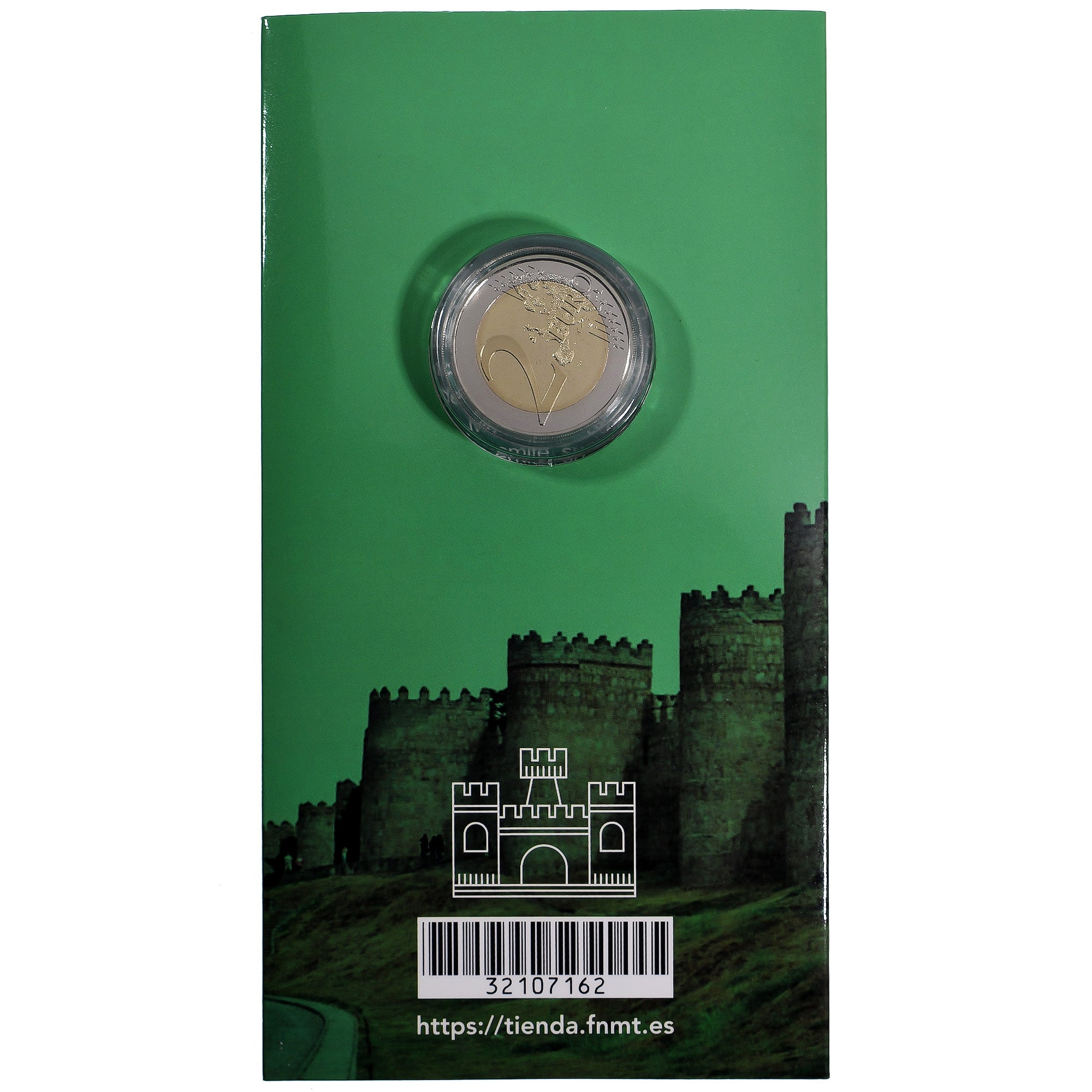 Espagne, 2 Euro, Remparts d'Avila, BE, 2019, Madrid, Bimétallique, FDC