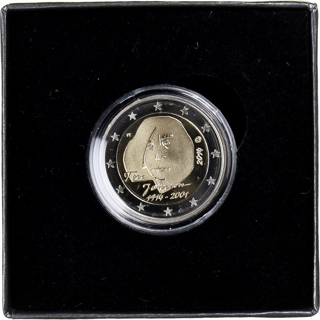 Finland, 2 Euro, Tove Jansson, Proof, 2014, Vantaa, Bi-Metallic, MS(65-70)