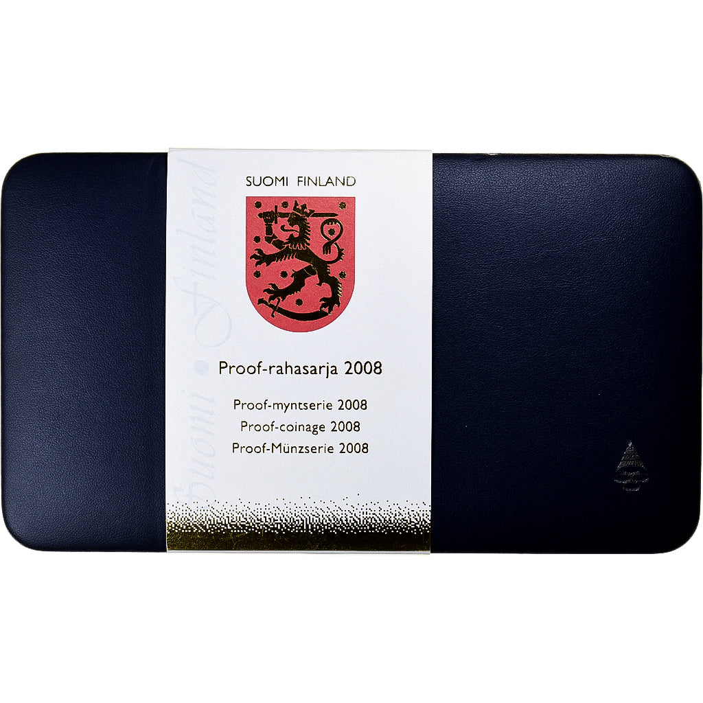 Finland, Set 1 ct. - 2 Euro + Token, Proof, 2008, Vantaa, MS(65-70)