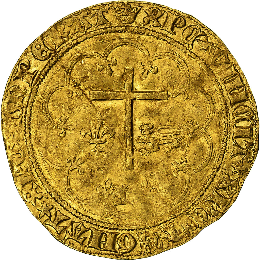 France, Henri VI, Salut d'or, 1422-1453, Paris, Or, TTB, Duplessy:443A