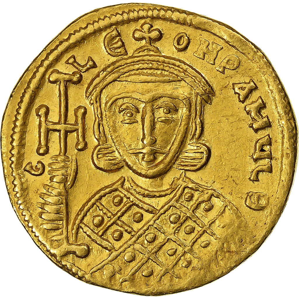 Constantine V and Leo IV, Solidus, 751-775, Constantinople, Gold, MS(60-62)
