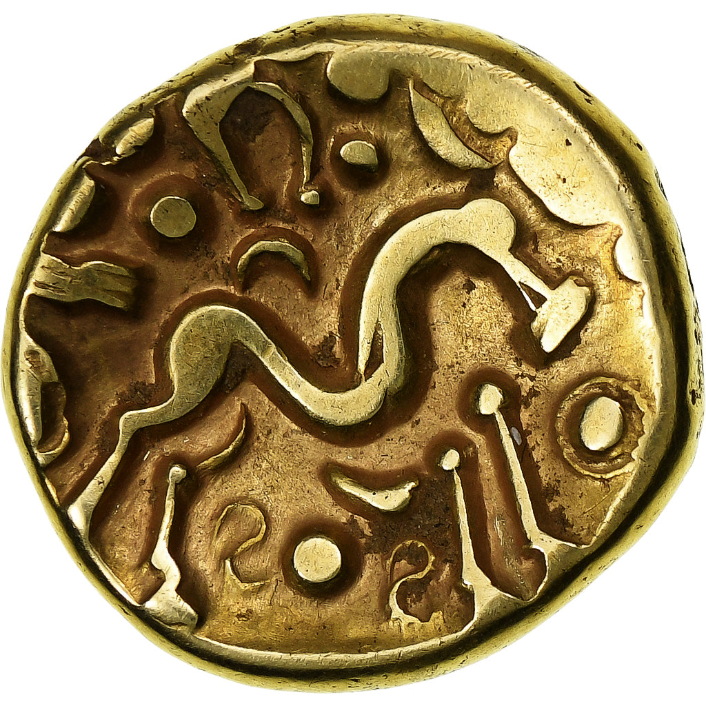 Ambiani, Statère aux esses, 60-50 BC, Gold, AU(50-53), Delestrée:242
