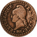 Francia, 1 Centime, Dupré, Uncertain date, Paris, Rame, MB, Gadoury:76