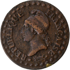 Francia, 1 Centime, Dupré, AN 6, Paris, Rame, MB, Gadoury:76