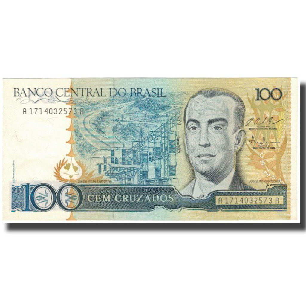 Banknote, Brazil, 100 Cruzados, KM:211c, UNC(63)