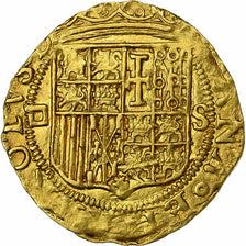 Espanha, Carlos & Joanna, Escudo, 1516-1556, Seville, Dourado, AU(50-53)