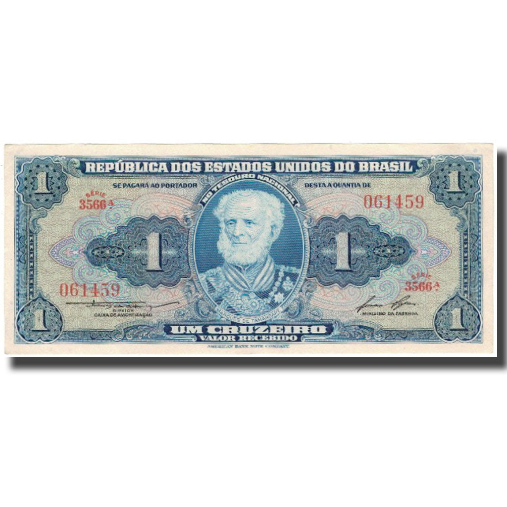 Banconote, Brasile, 1 Cruzeiro, KM:150d, BB+