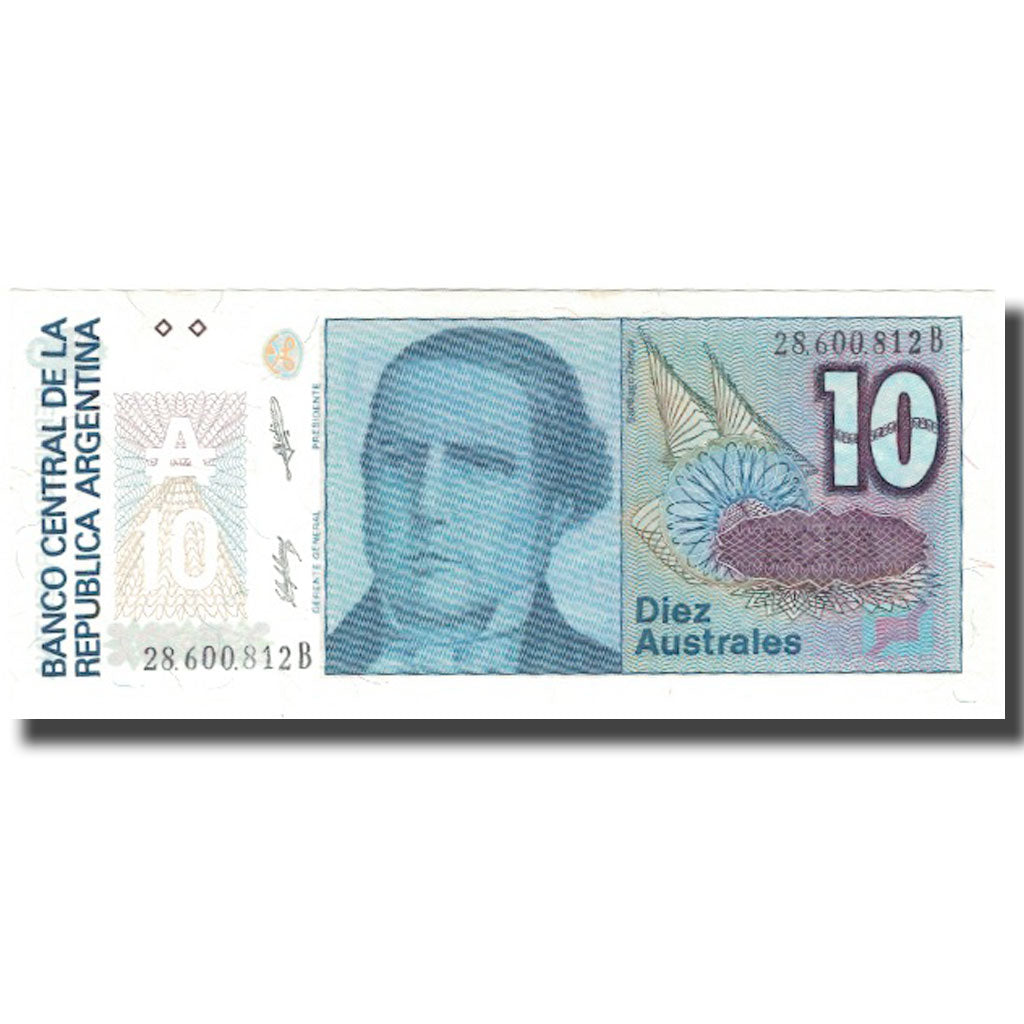 Banknote, Argentina, 10 Australes, KM:325b, UNC(63)