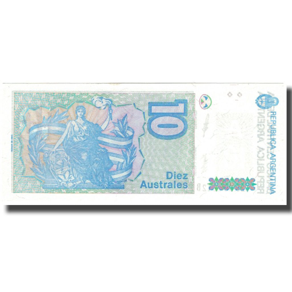 Banknote, Argentina, 10 Australes, KM:325b, UNC(63)