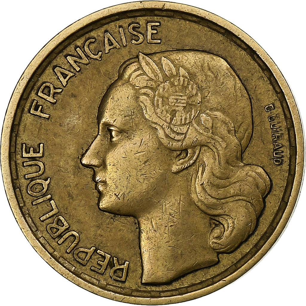 Frankreich, 10 Francs, Guiraud, 1957, Paris, Cupro-Aluminium, SS+, Gadoury:812