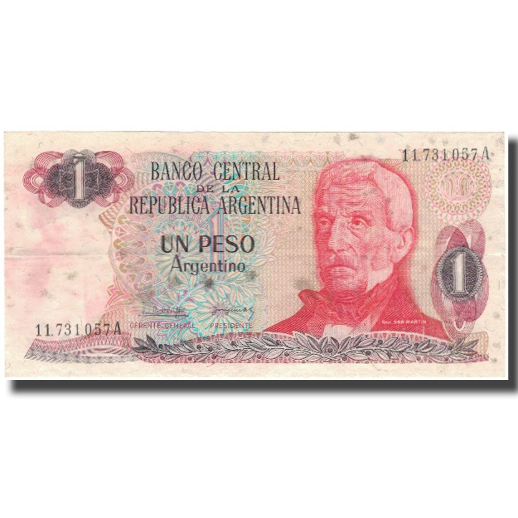 Banknote, Argentina, 1 Peso Argentino, KM:311a, VF(20-25)