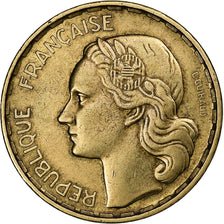 França, 50 Francs, Guiraud, 1951, Paris, Cobre-Alumínio, AU(50-53)