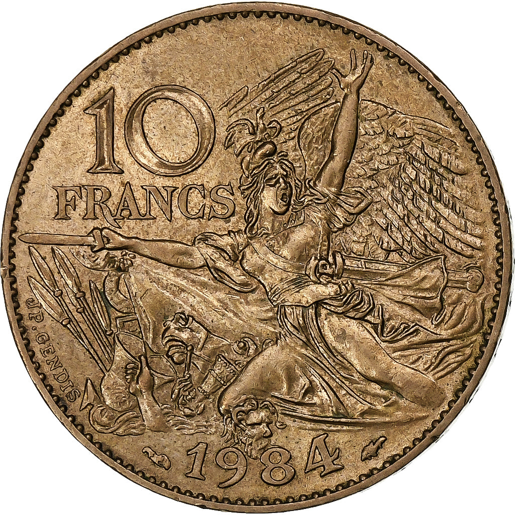 France, 10 Francs, François Rude, 1984, MDP, Tranche B, Cupro-nickel, SUP+