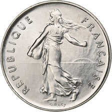 France, 5 Francs, Semeuse, 1977, MDP, Copper-nickel, MS(64), Gadoury:771
