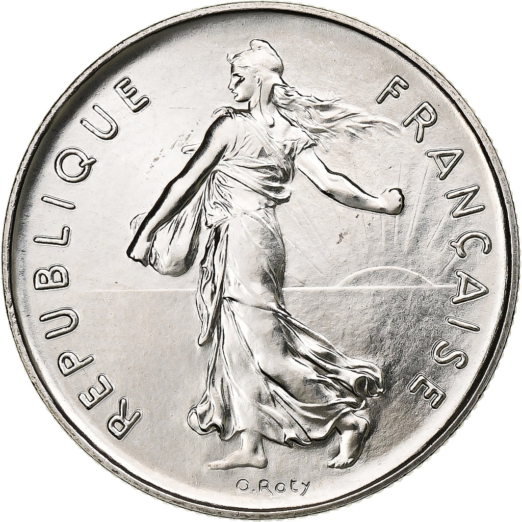 France, 5 Francs, Semeuse, 1981, MDP, série FDC, Copper-nickel, MS(64)