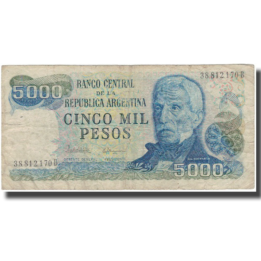 Banconote, Argentina, 5000 Pesos, KM:305b, B