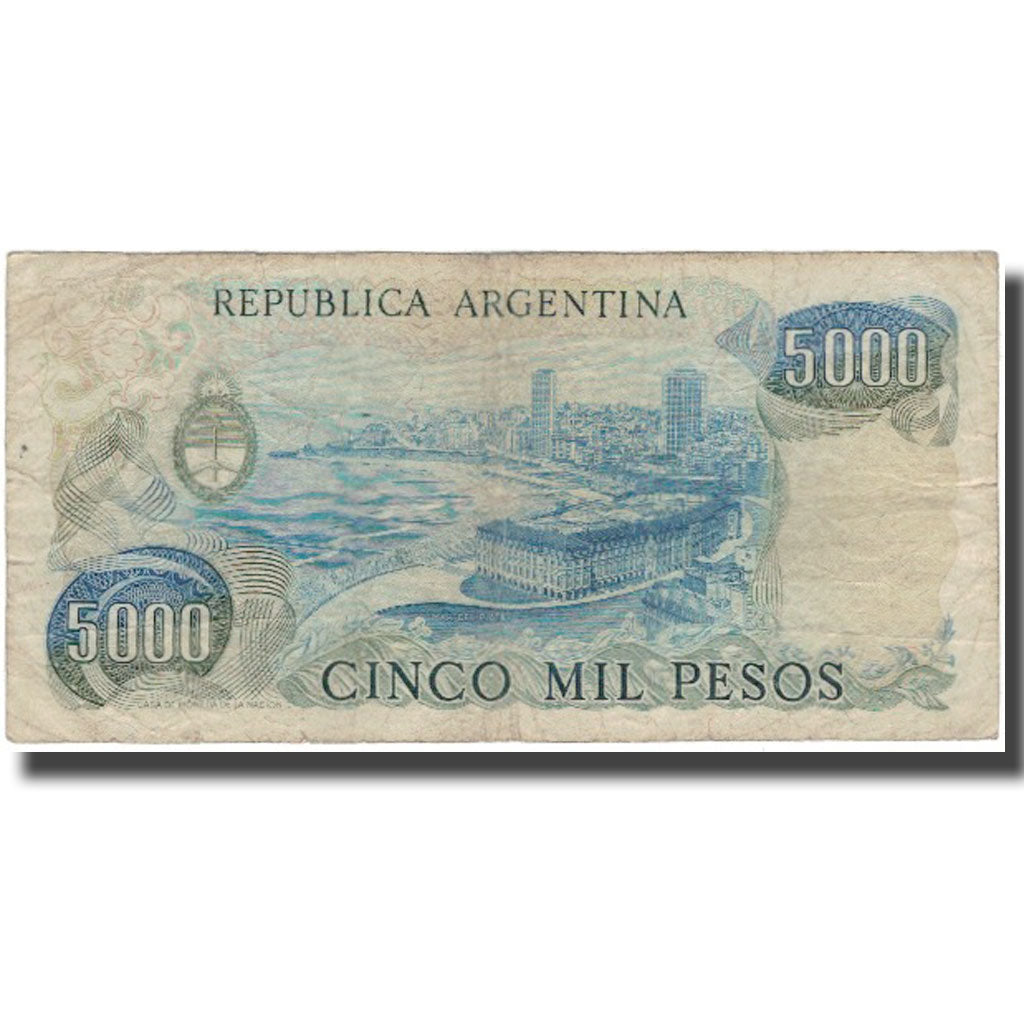 Banconote, Argentina, 5000 Pesos, KM:305b, B