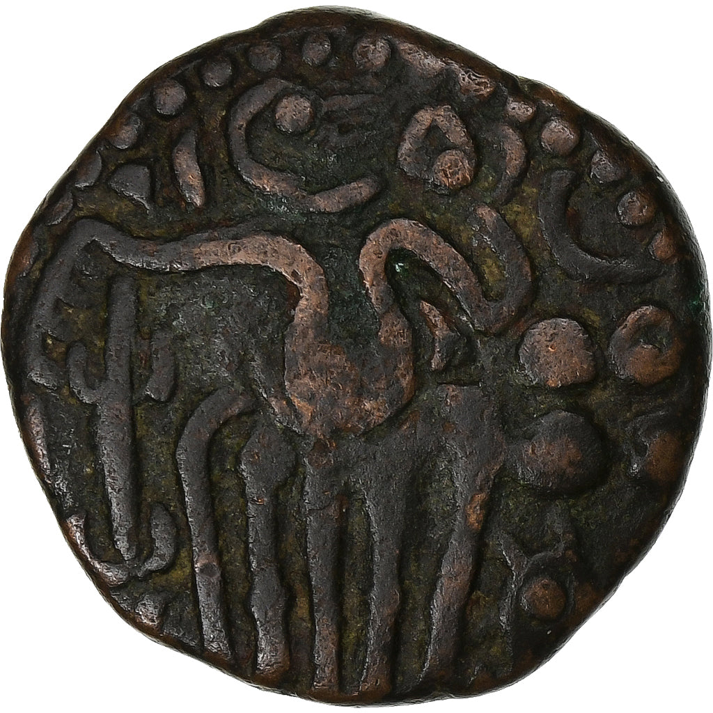 Ceylon, Chola Empire, Raja Raja Chola, Æ Unit, ca. 985-1014, Bronze, AU(50-53)