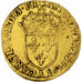 França, Charles X, Écu d'or au soleil, 1593, Paris, Dourado, EF(40-45)