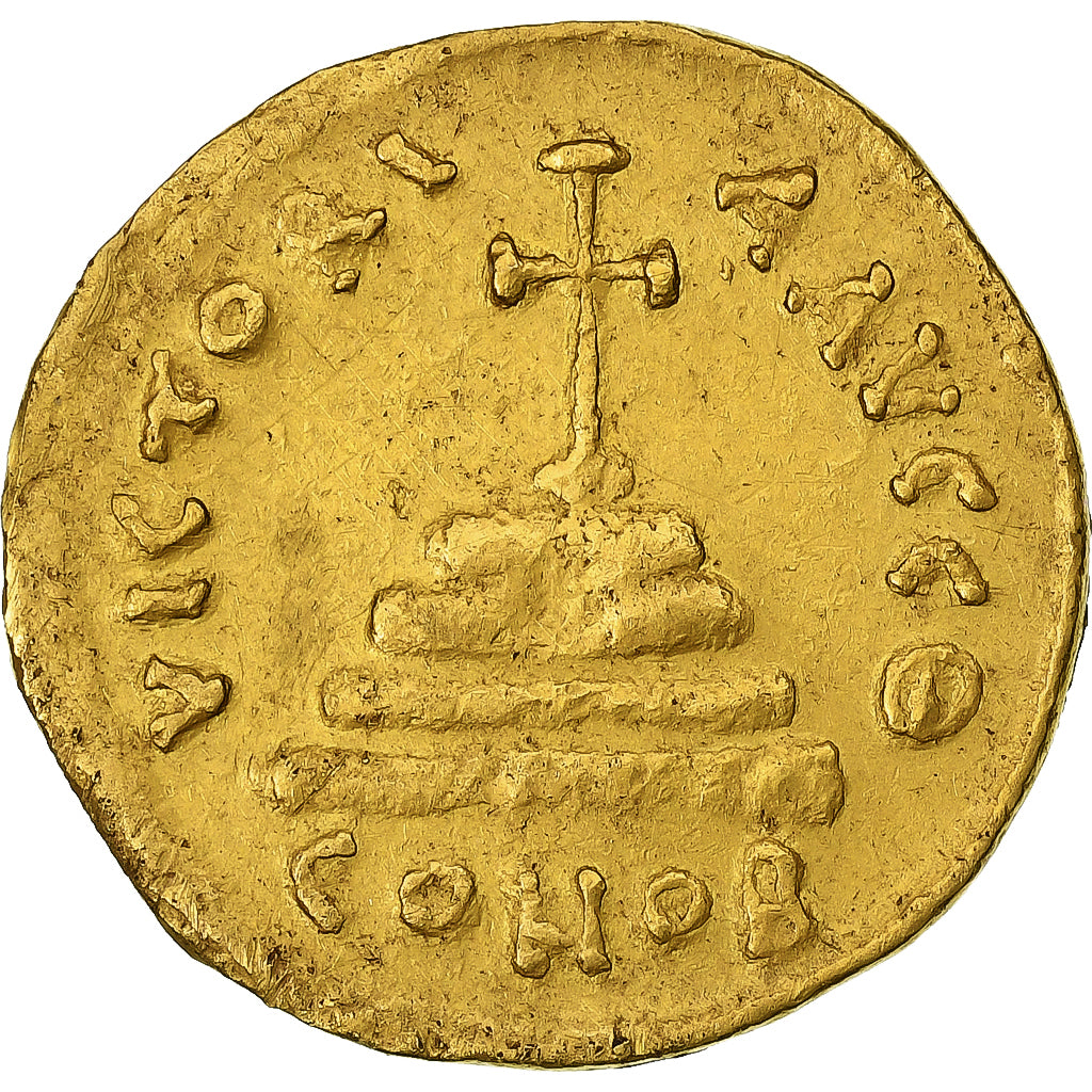 Tiberius II Constantine, Solidus, 578-582, Constantinople, Gold, AU(50-53)