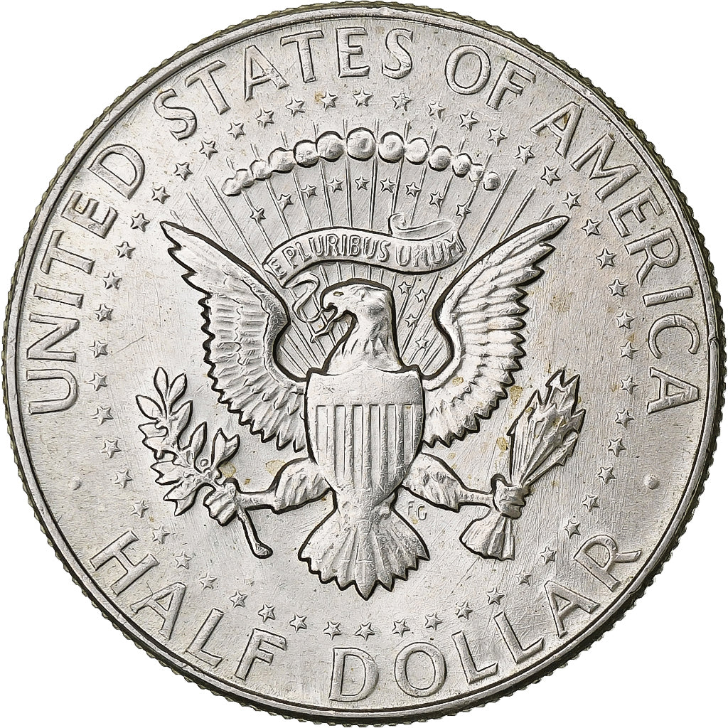 United States, Half Dollar, Kennedy, 1968, Denver, Copper-Nickel Clad Copper