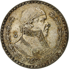 Messico, Peso, 1957, Mexico City, Rame-nichel, BB+, KM:459