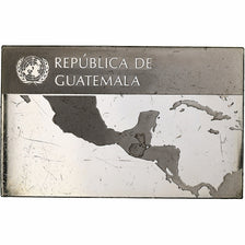 France, Medal, United Nations Flags, Guatemala, Silver, AU(55-58)