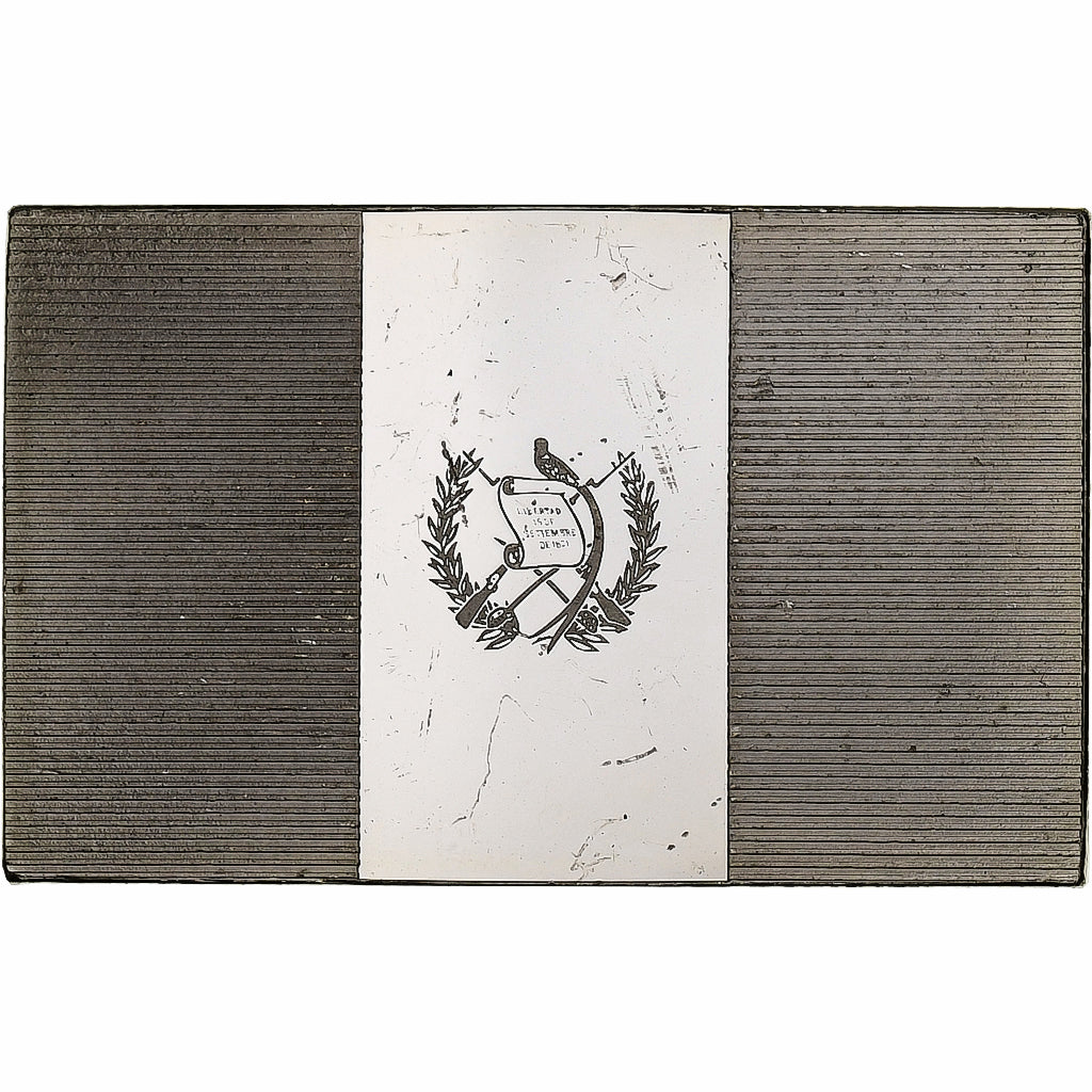 France, Medal, United Nations Flags, Guatemala, Silver, AU(55-58)