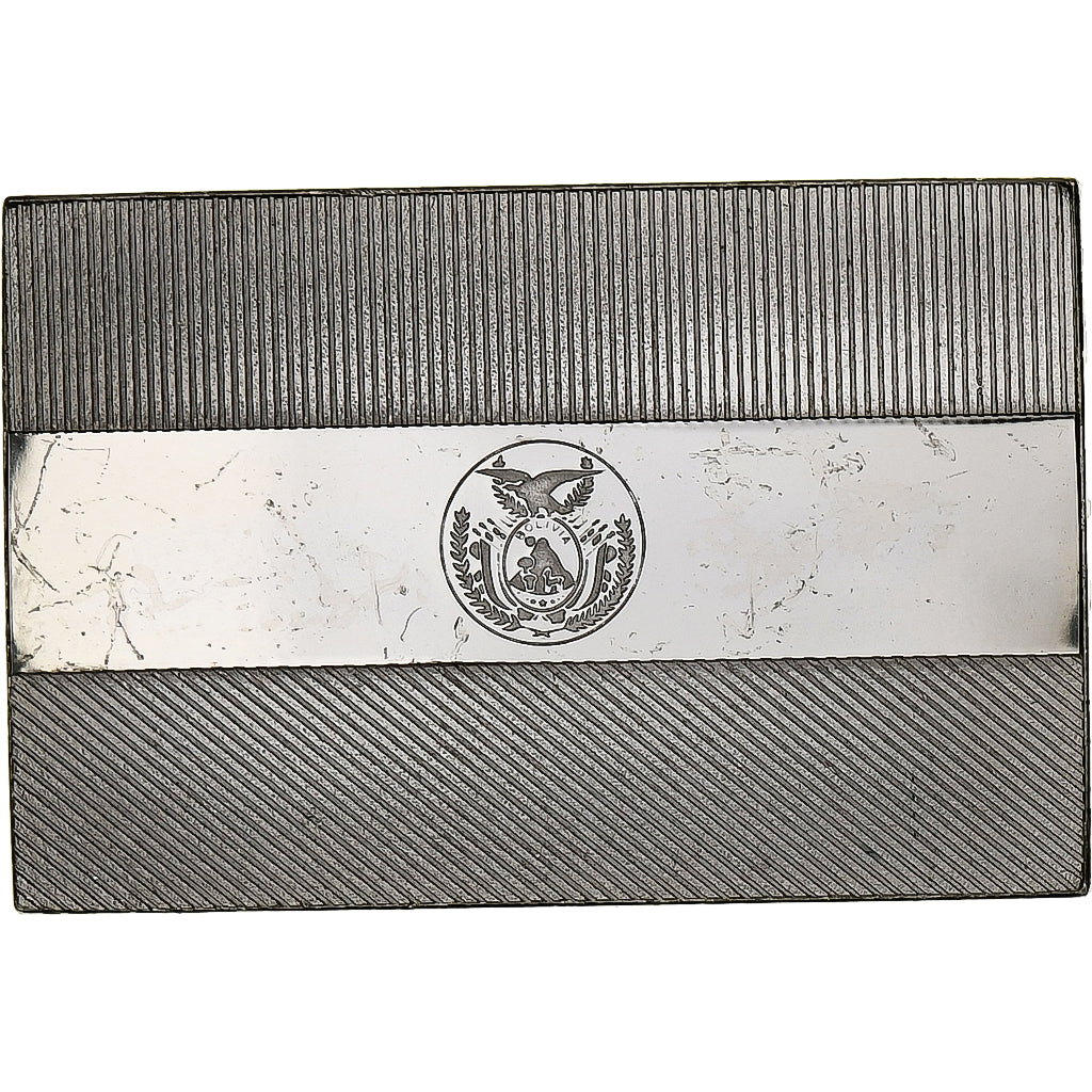 France, Medal, United Nations Flags, Bolivia, Silver, AU(55-58)