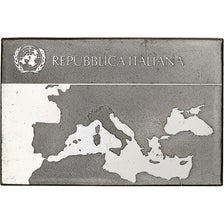 Frankreich, Medaille, United Nations Flags, Italia, Silber, VZ