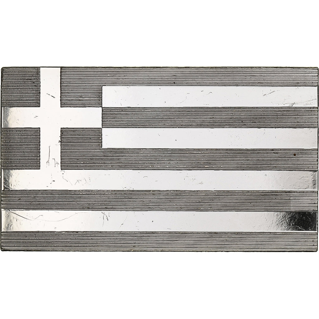 France, Medal, United Nations Flags, Greece, Silver, AU(55-58)