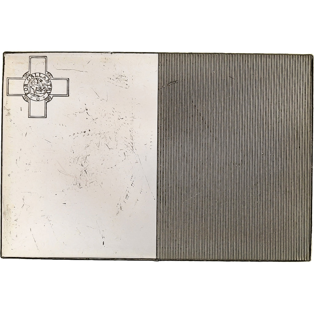 France, Medal, United Nations Flags, Malta, Silver, AU(55-58)