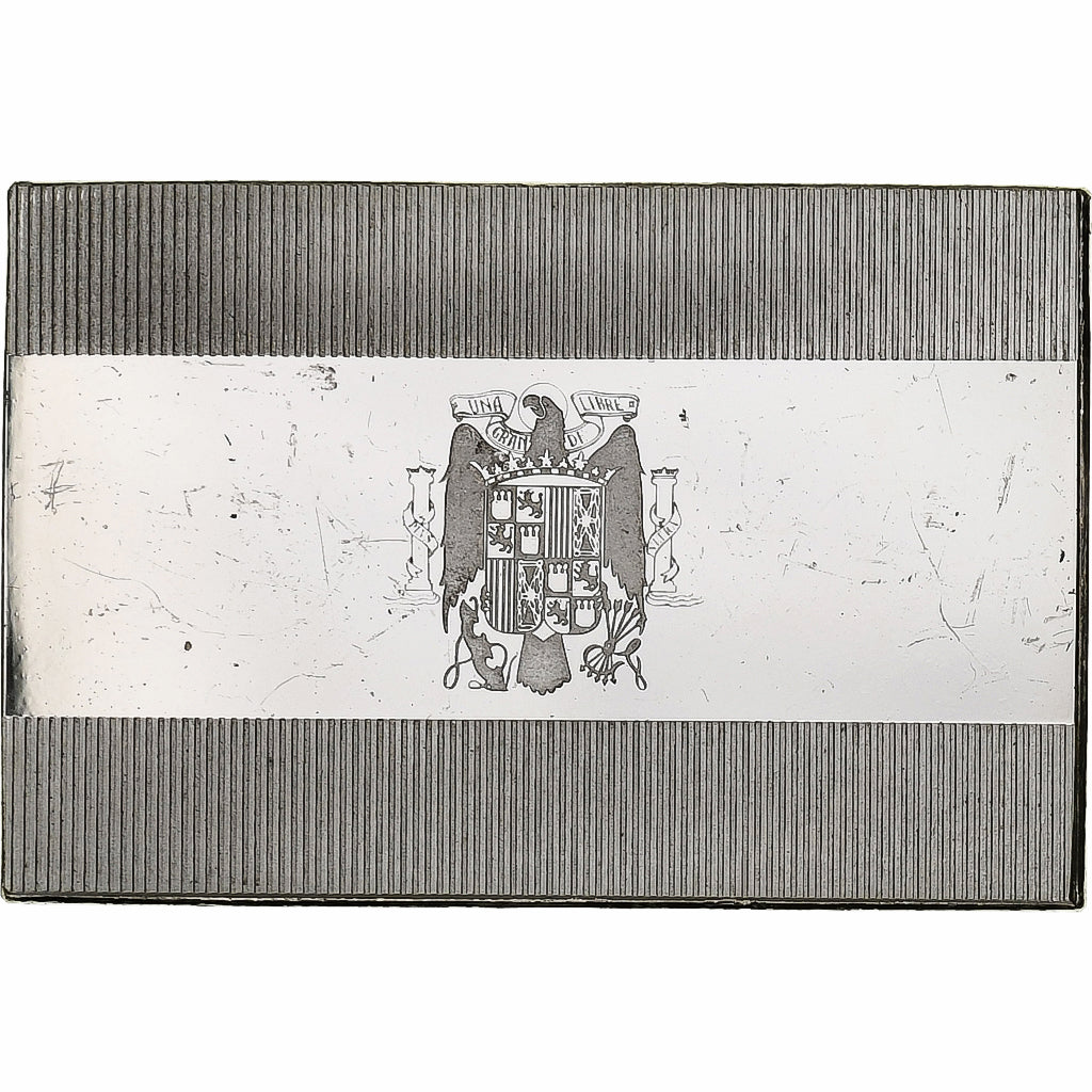 France, Medal, United Nations Flags, Spain, Silver, AU(55-58)