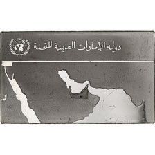 Francja, medal, United Nations Flags, United Arab Emirates, Srebro, AU(55-58)