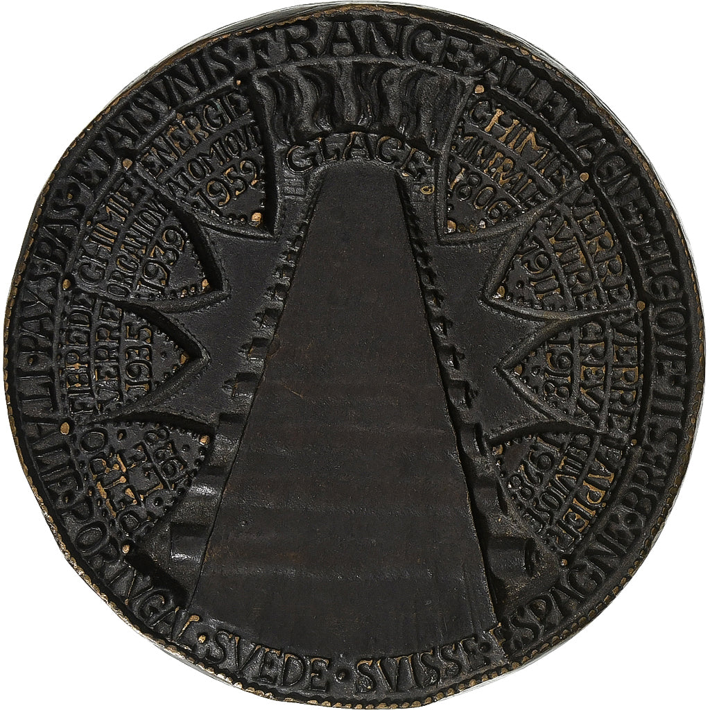 France, Médaille, Troisième centenaire de Saint Gobain, 1965, Bronze, SUP