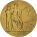 France, Medal, Pro Patria, Préparation Militaire, n.d., Gold plated silver
