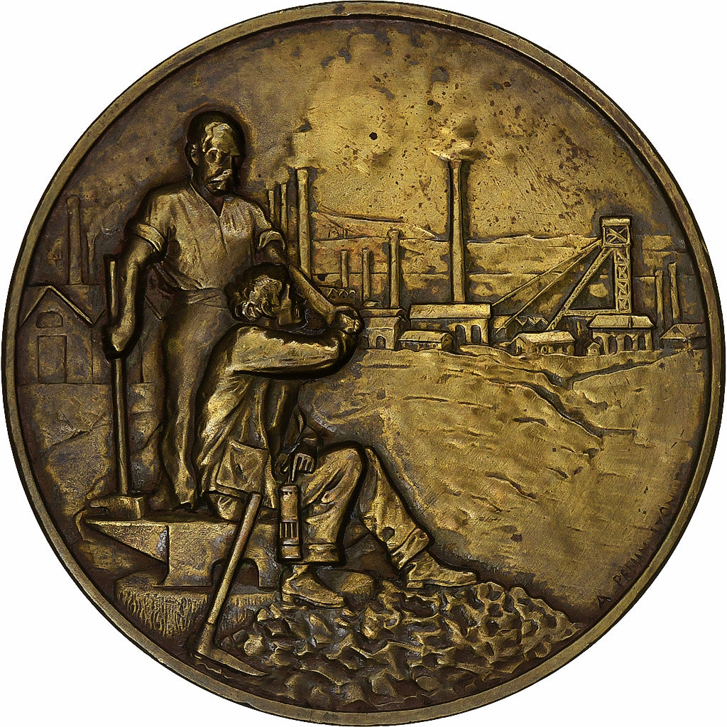France, Medal, Centenaire de l’École nationale des mines de Saint-Etienne