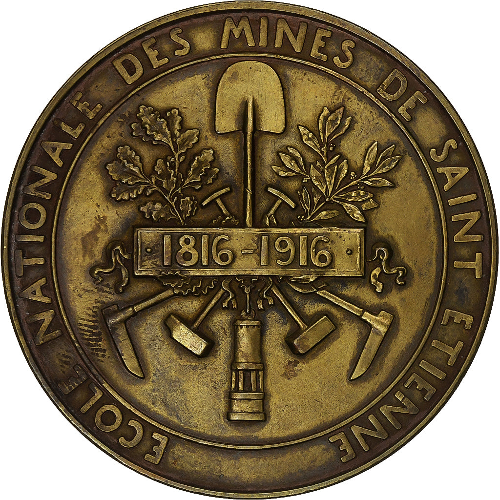 France, Medal, Centenaire de l’École nationale des mines de Saint-Etienne
