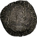 France, Henri IV, 1/2 Franc, 1606, Limoges, Silver, VF(20-25), Gadoury:590