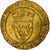 França, Charles VI, Écu d'or à la couronne, 1389-1422, Troyes, Dourado