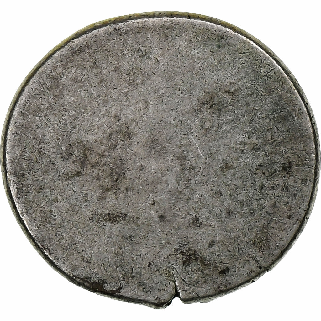 Cambodia, Norodom I, 2 Pe, 1/2 Fuang, ND (1847-1860), Silver, AU(55-58)
