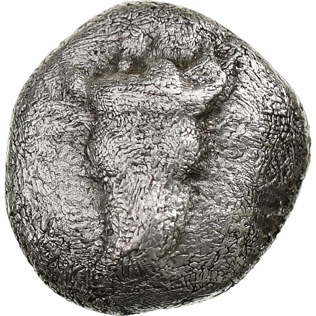 Euboia, Obol, ca. 500-465 BC, Eretria, Silver, VF(20-25), SNG-Cop:473