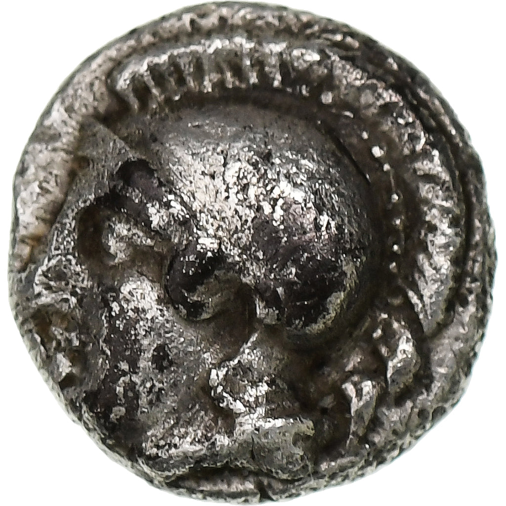 Aeolis, Obol, ca. 450-400 BC, Elaia, Silver, AU(50-53), SNG-Cop:164