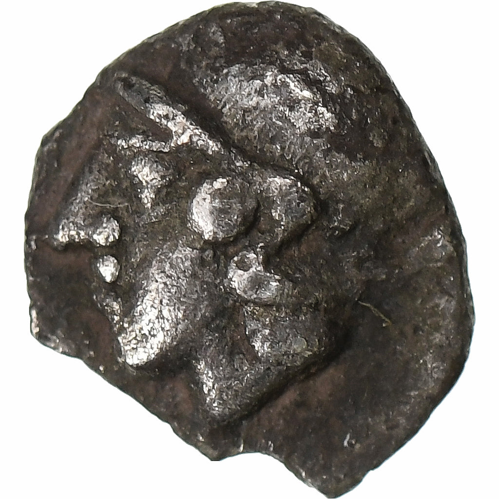 Aeolis, Hemiobol, ca. 450-400 BC, Elaia, Silver, EF(40-45), SNG-Cop:164