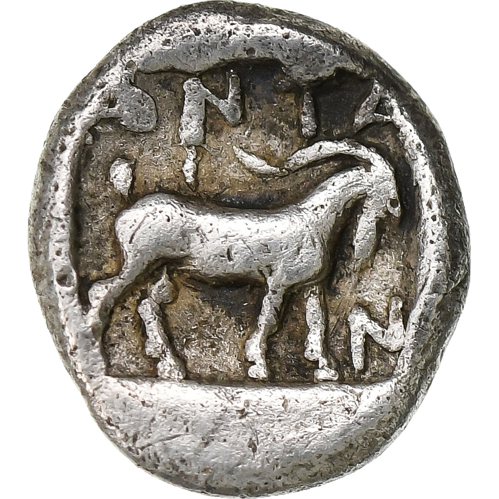 Troas, Obol, ca. 360-340 BC, Antandros, Silver, EF(40-45), SNG-Cop:214