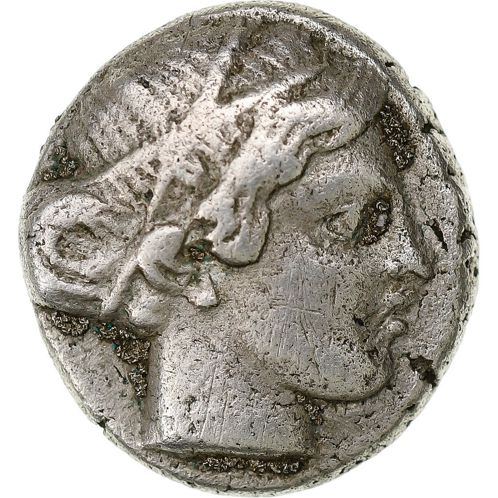Trôade, Drachm, ca. 410-390 BC, Antandros, Prata, EF(40-45)