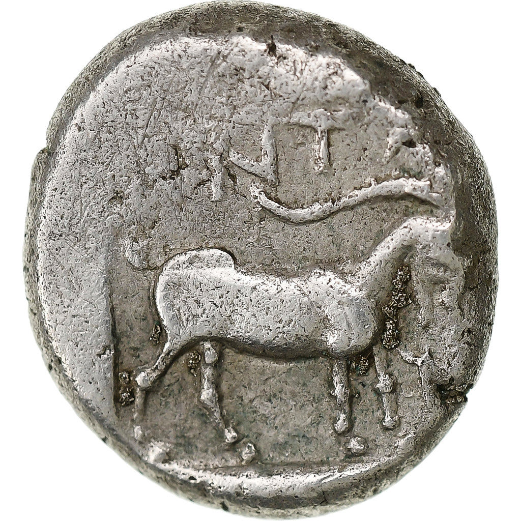 Trôade, Drachm, ca. 410-390 BC, Antandros, Prata, EF(40-45)